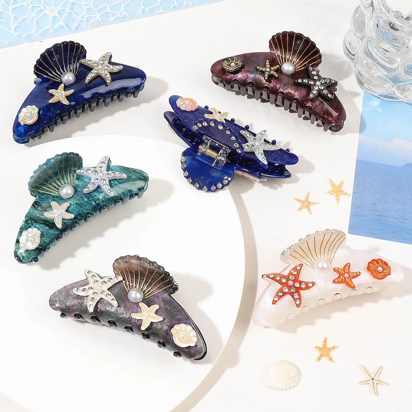 Sound of the Sea Starfish Claw Clip