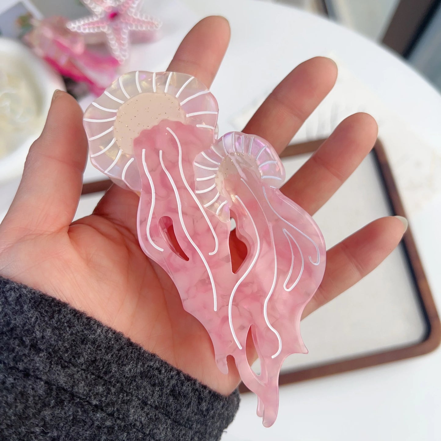 Sea Animal Claw Hair Clips