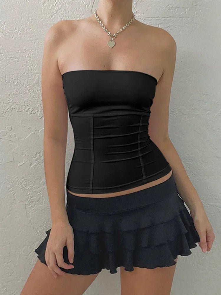 Sweet Cinch Corset Tube Top