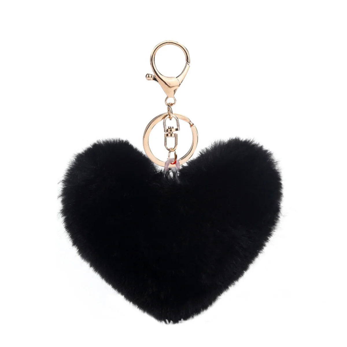 Heart Plush Keychain