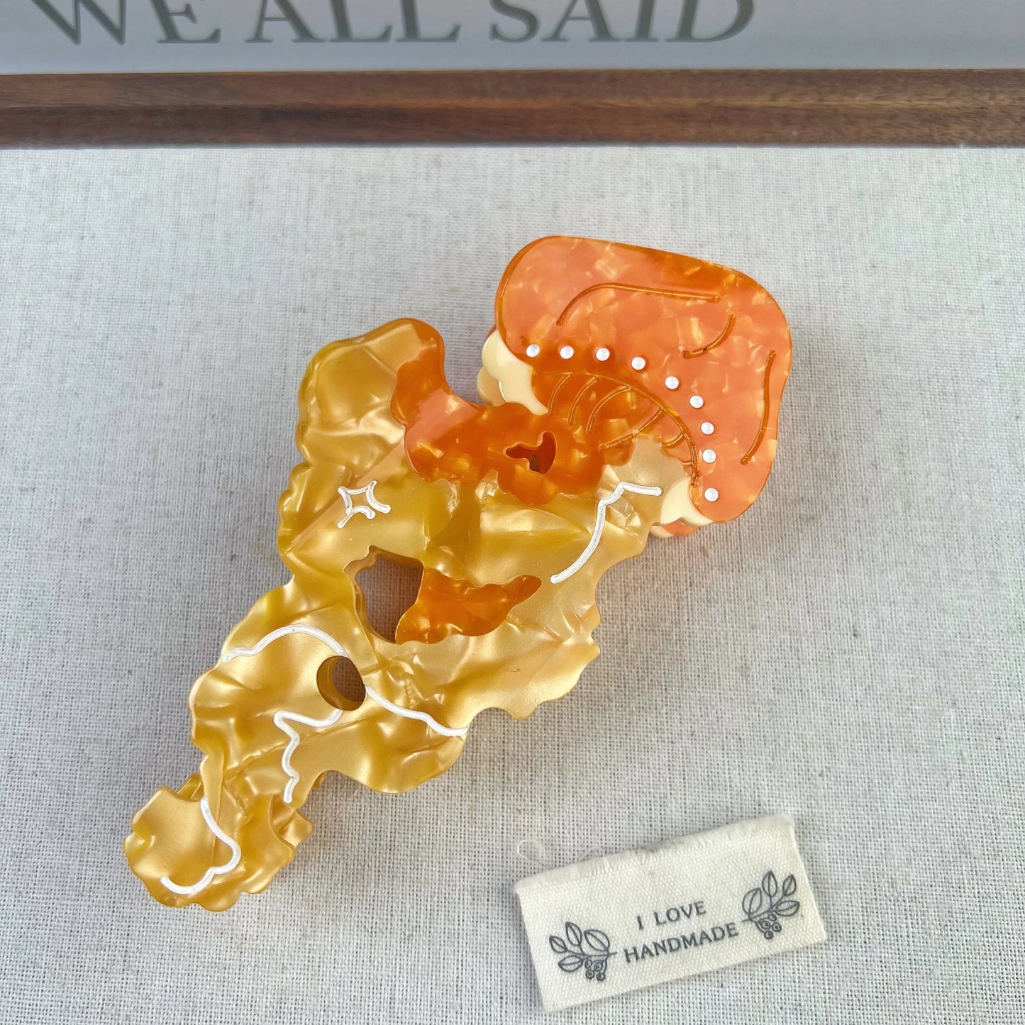 Sea Animal Claw Hair Clips