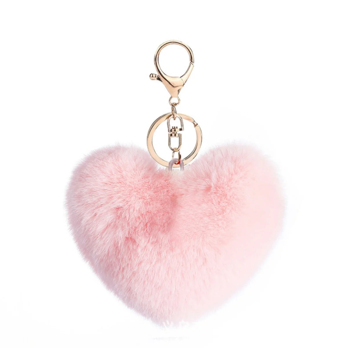 Heart Plush Keychain
