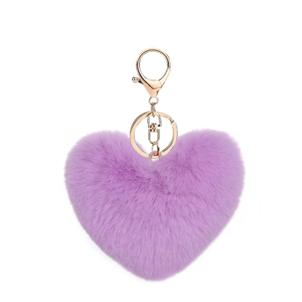 Heart Plush Keychain