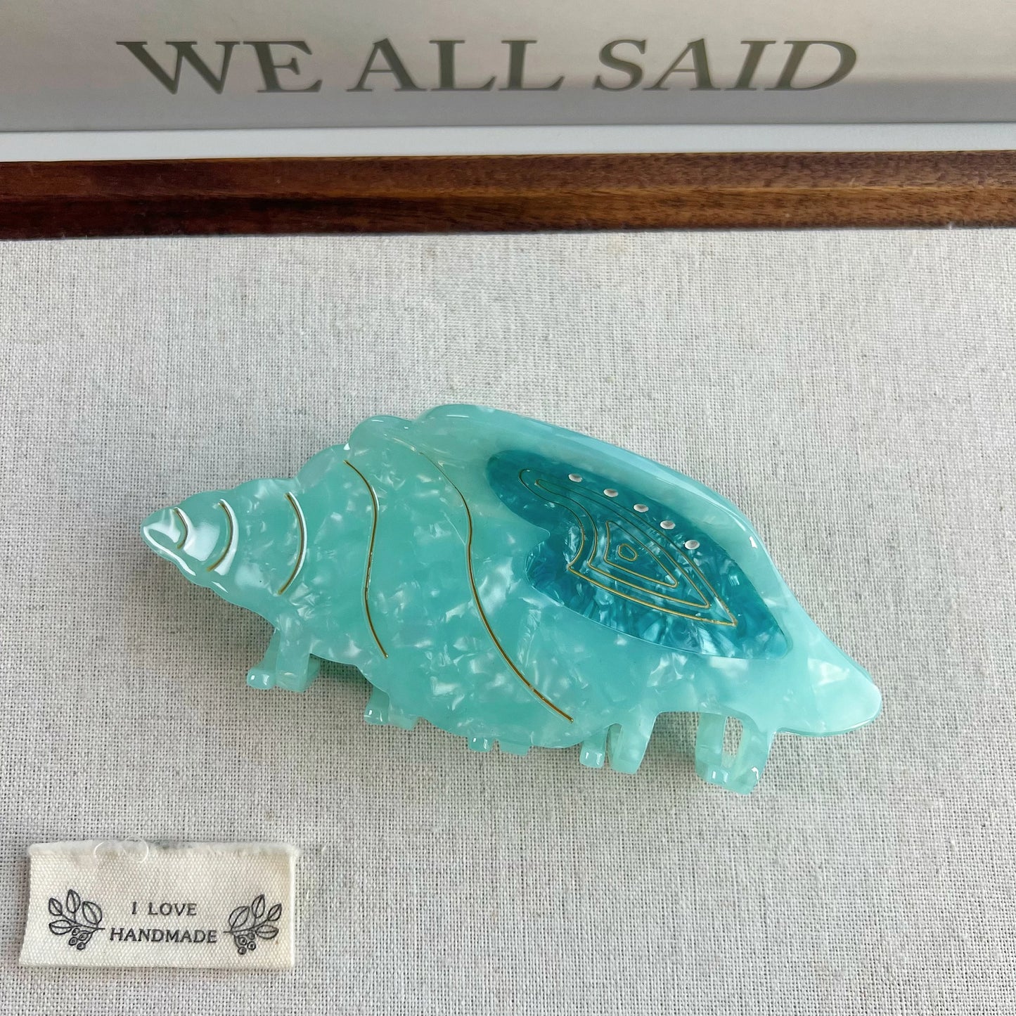 Sea Animal Claw Hair Clips