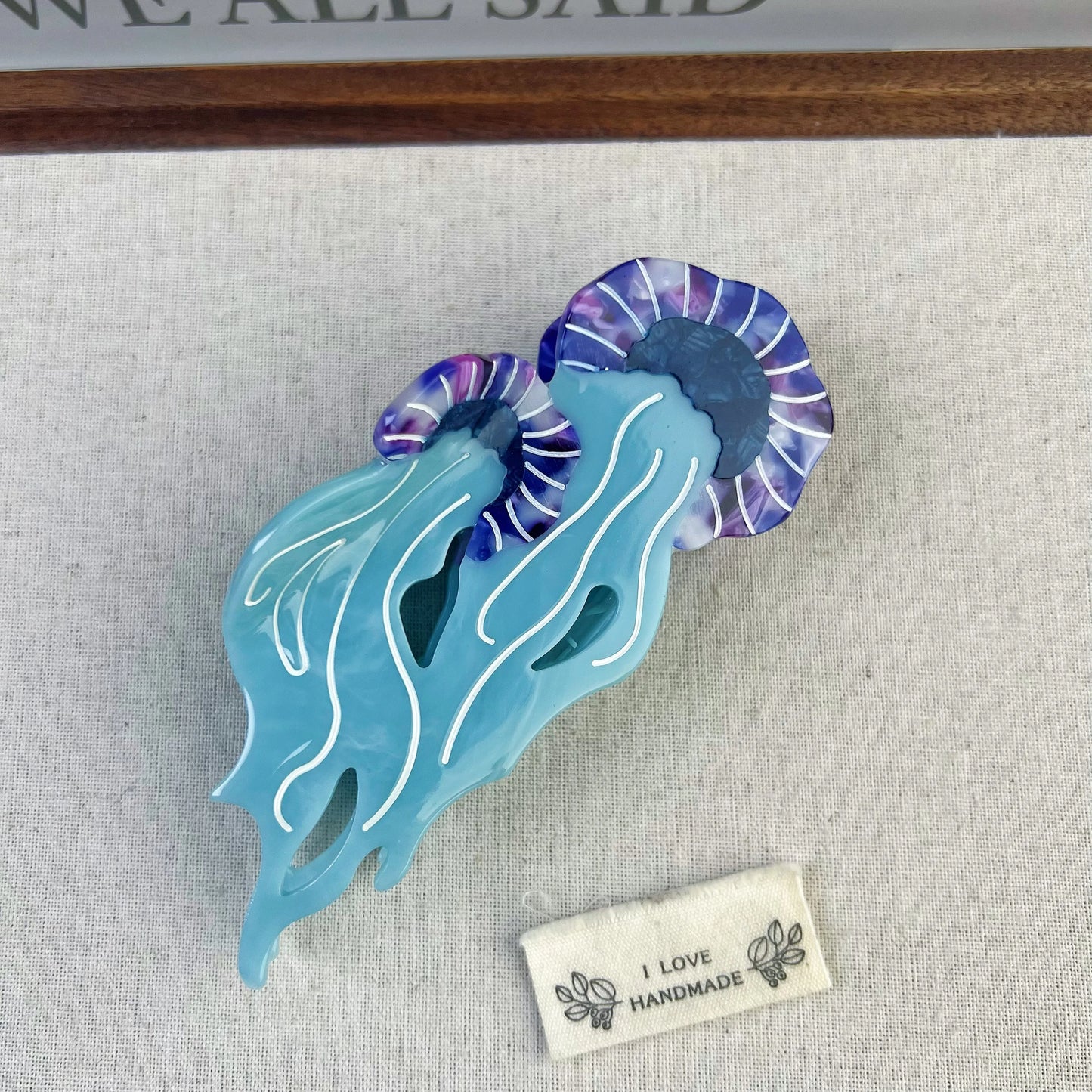 Sea Animal Claw Hair Clips