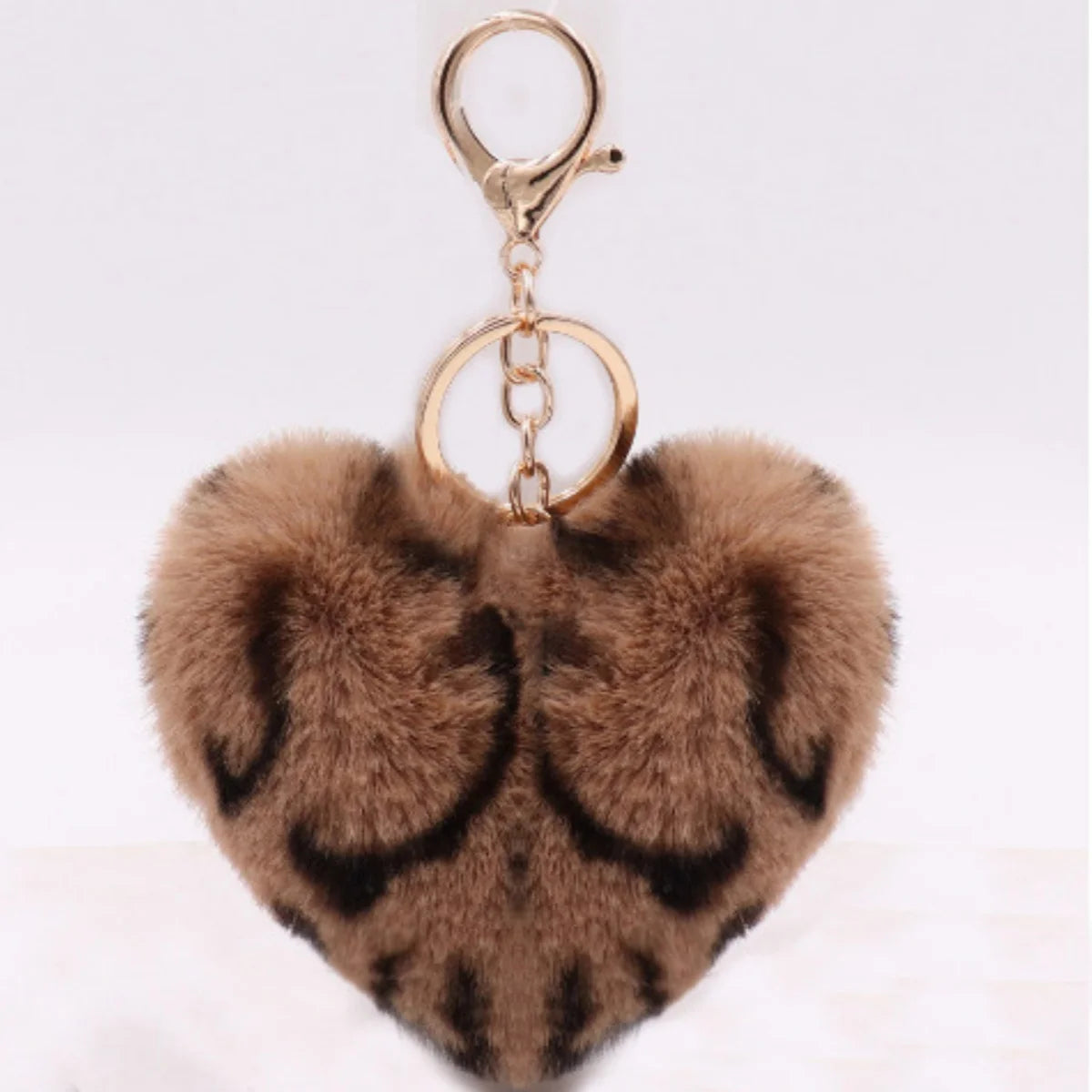 Heart Plush Keychain
